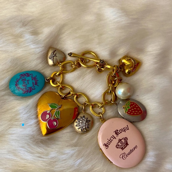 Rare hard to find Vintage juicy couture locket charm bracelet! - Picture 2 of 11